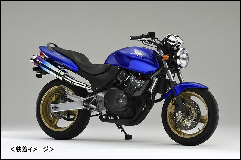 REALIZE Aria スリップオン チタンマフラー Type-S（スラッシュエンド） HORNET250 505-SO-001-02 バイク用　スリップオンマフラーの商品画像