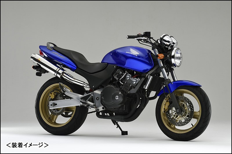 REALIZE Aria スリップオン ステンレスマフラー Type-S スラッシュエンド HORNET 505-SO-003-02 バイク用　スリップオンマフラーの商品画像