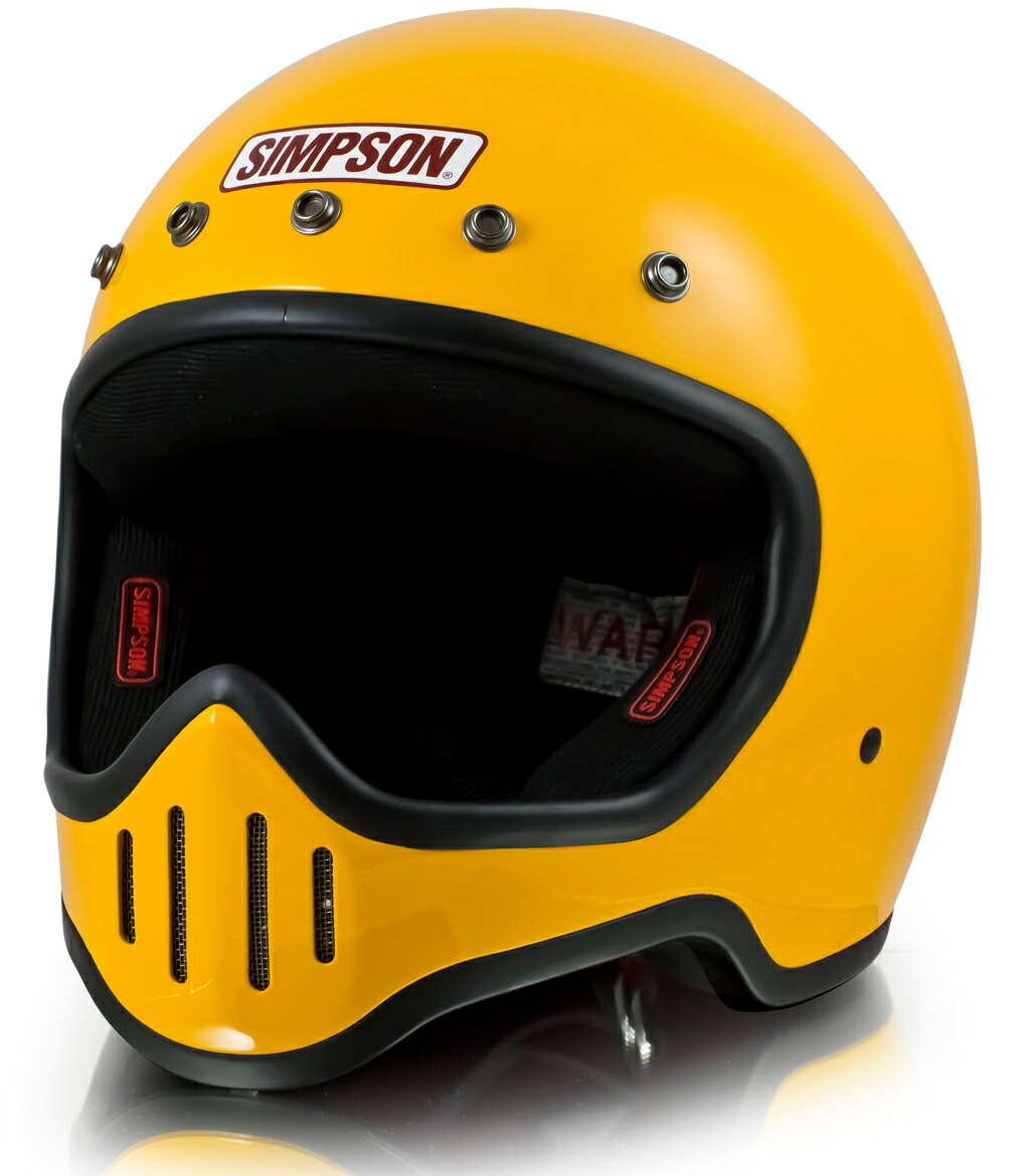 シンプソンM50 Mサイズ シンプソン M50 Mサイズ（57～58cm）イエロー バイク用