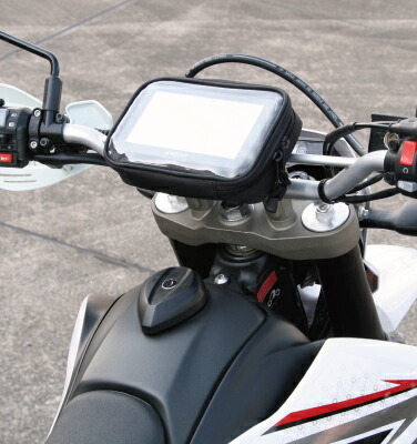 ROUGH&amp;ROAD ( rough &amp; load ) bike steering wheel for pouch ga jet P.A.S. case 1L RR9803BK
