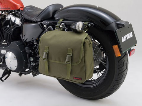 Daytona DAYTONA для мотоцикла навесная сумка HB подседельная сумка MIL [10L] зеленый 90557