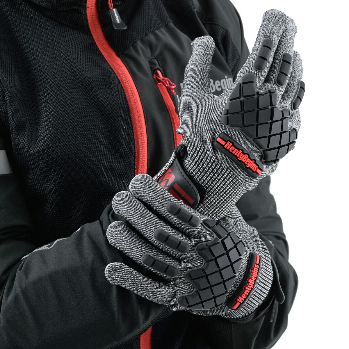  Daytona DAYTONA Henry Bigi nz for motorcycle inner glove L size black / red enduring friction . protect stretch si-m less spring summer autumn HBG-060 19980