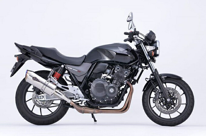 r's gear リアルスペック スリップオンマフラー CB400SF/SB REVO（2008-2017） RH34-03ST（チタンポリッシュ） バイク用　スリップオンマフラーの商品画像