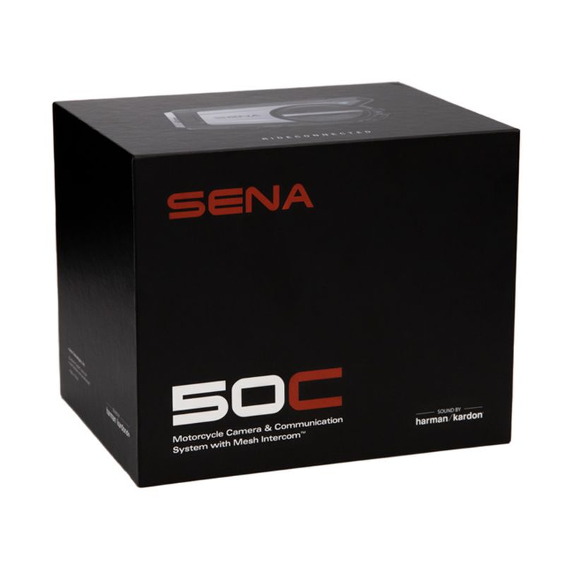 【SENA 50C】バイク用インターコム　新品同様　完品 SENA 50C-01 SOUND BY Harman Kardon バイク用 インターコム - 最安値