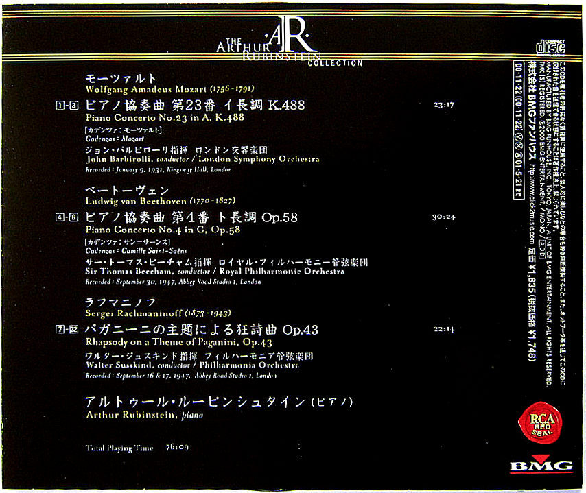 [ б/у ]ARTHUR RUBINSTEINaru палец на ноге ru* Roo ведро shu Thai n( фортепьяно ) | BEETHOVEN : PIANO CONCERTOS No.4,etc... (CD)