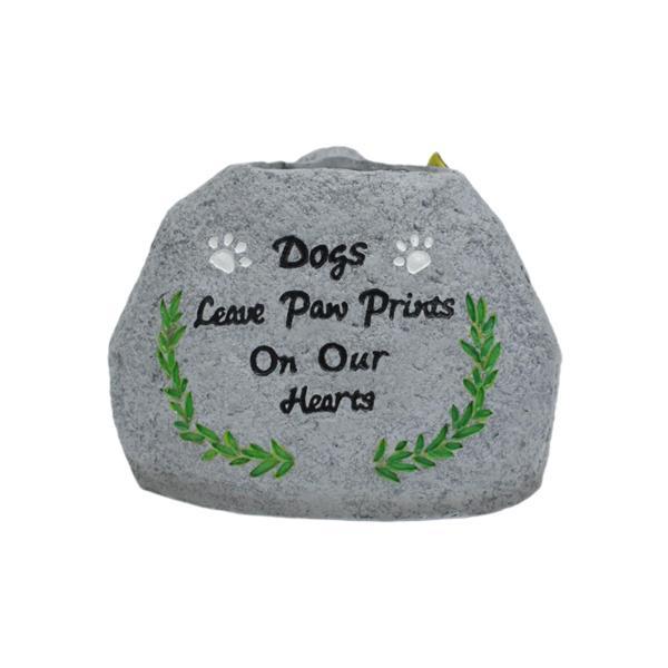  dog. memory stone dog. . stone resin handicraft flower. container animal planter plant pot lawn grass raw for dog. . stone 