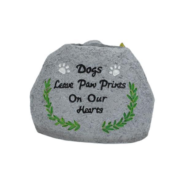  dog. memory stone dog. . stone resin handicraft flower. container animal planter plant pot lawn grass raw for dog. . stone 