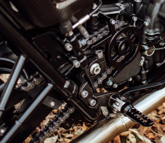  воздушное охлаждение Bonneville T100 SE, Thruxton, Scrambler черный звездочка aluminium покрытие TEC