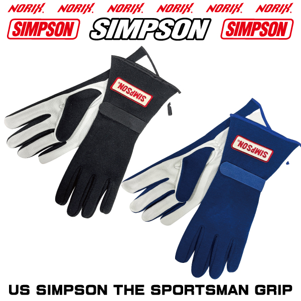  sale goods Simpson USA SIMPSON THE SPORTSMA GLOVE driving gloves &amp; racing glove no-meks material palm part is goat leather NORIX