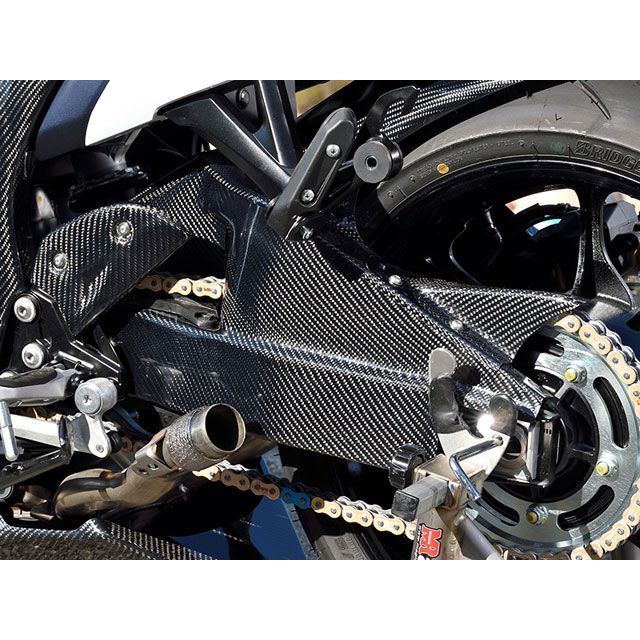  regular goods | magical racing Hayabusa Swing Arm cover material FRP made * black Magical Racing bike 