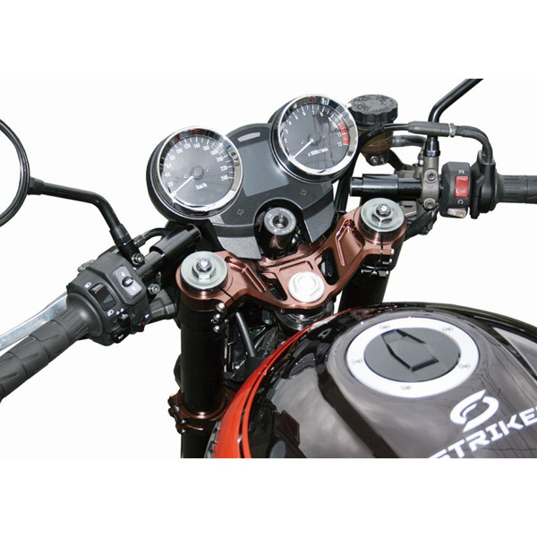 G-STRIKER separate handle kit &amp; under bracket SET SS-SHUB141BR Z900RS steering wheel black top / under tea 