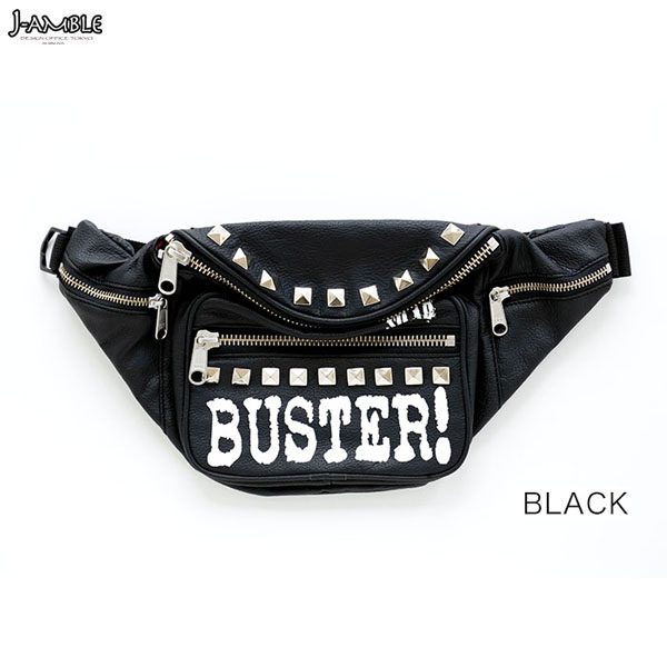 J-AMBLE SOAK-901 BUSTER HIP BAG SOAB( женский ) BLACK набедренная сумка 