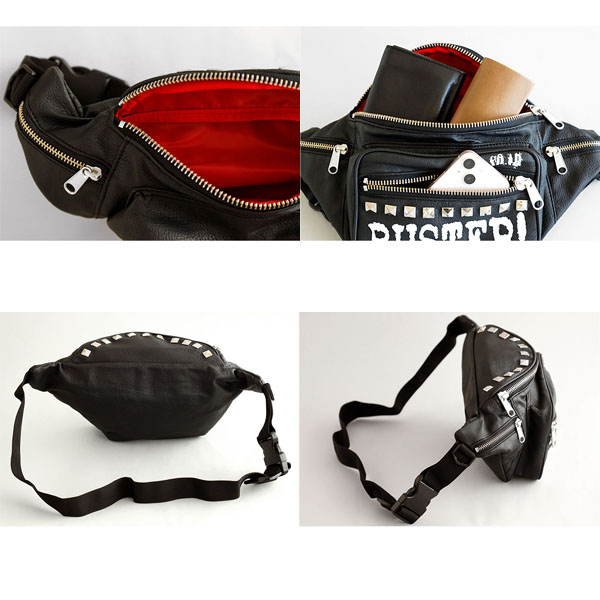 J-AMBLE SOAK-901 BUSTER HIP BAG SOAB( женский ) BLACK набедренная сумка 