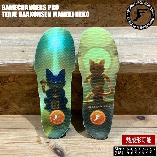 foot принт игра changer Pro telieFOOTPRINT GAMECHANGERS PRO TERJE HAAKONSEN MANEKI NEKO сноуборд стелька средний кровать 