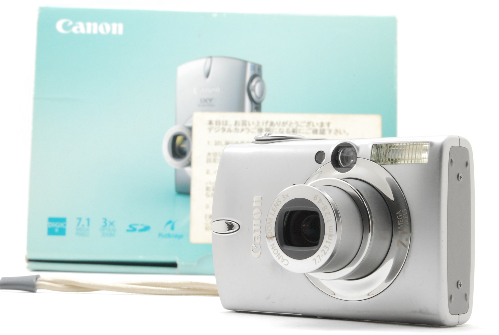 Canon IXY DIGITAL 7 1MEGA PIXELS デジタルカメラ シルバー ジャンク