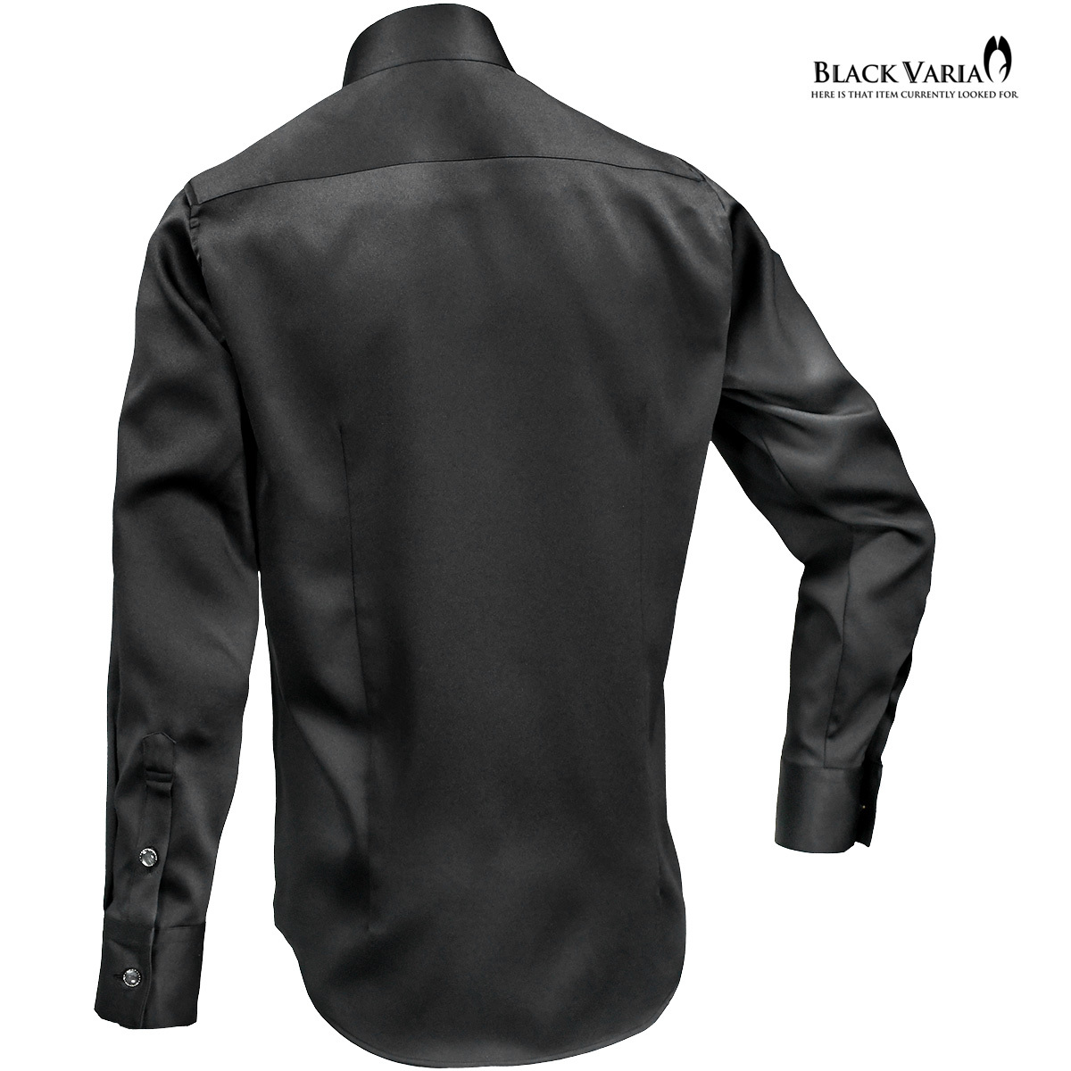 新発売の BlackVaria サテンシャツ ラインストーンボタン ドレスシャツ パウダーサテン レギュラーカラー パーティー mens 21170  - www.el-services.fr
