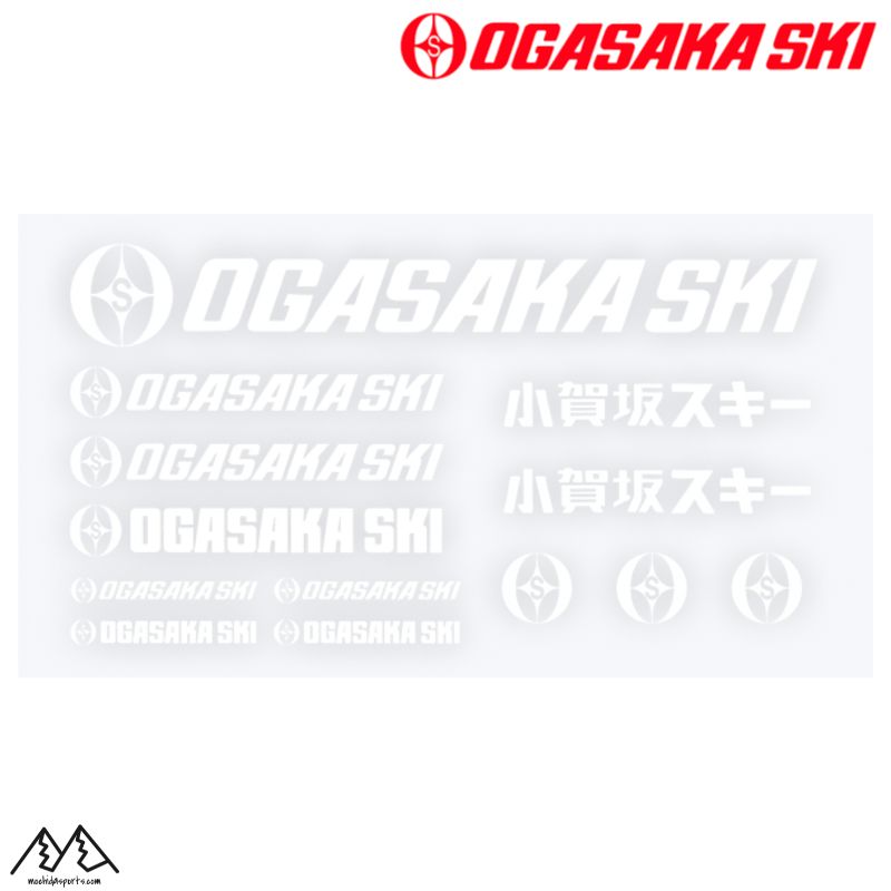  Ogasaka лыжи транскрипция стикер OGASAKA SKI 00209