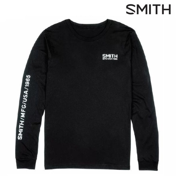  Smith длинный футболка черный длинный рукав long T SMITH ISSUE LONG SLEEVE BLACK 011305155