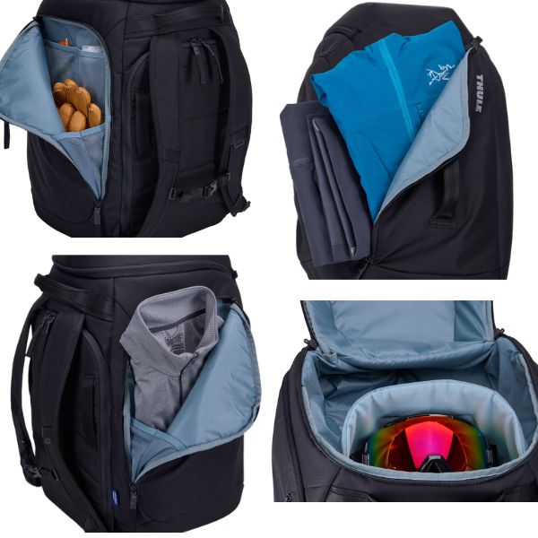  Thule лыжи ботинки сумка шлем ботинки рюкзак черный 60L Thule RoundTrip SKI Boot BACKPACK 60L 3205156