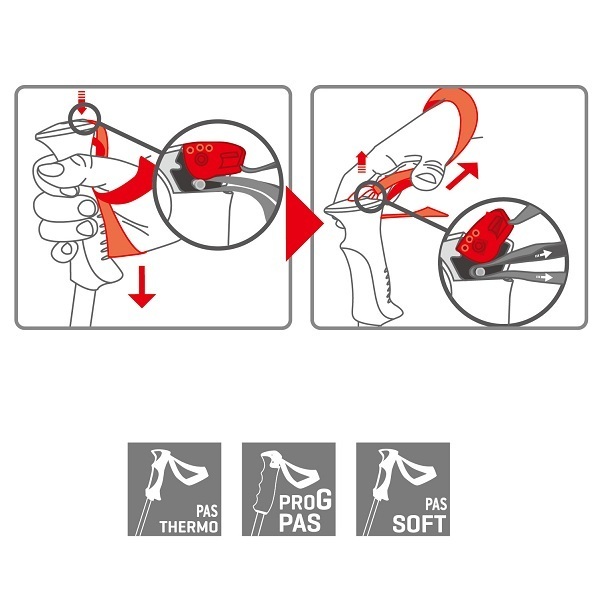 reki женский stock лыжи paul (pole) сапфир midnight голубой LEKI SAPHIR SKI POLE 65237313