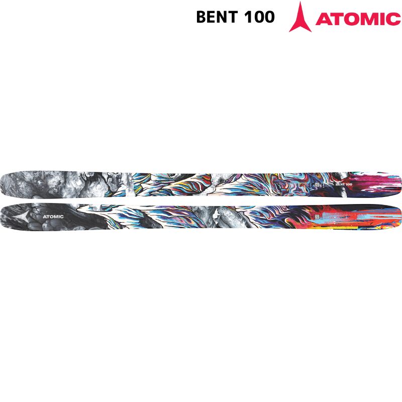  атомный лыжи ATOMIC BENT 100 + STRIVE 12 GW BENT bench . тигр -BENT CHETLER лыжи комплект AA0030338-AD5002276