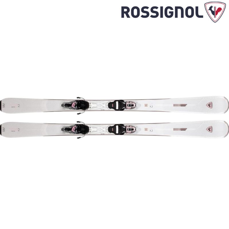  Rossignol женский лыжи ROSSIGNOL NOVA2 XPRESS + XPRESS W 10 GW B83 WHITE SPARKLE RAKLI02
