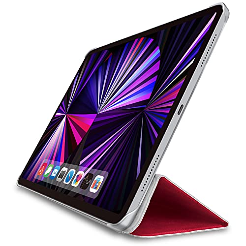 iPad Pro 11inch第3世代/手帳型/背面クリア/ソフトレザー/2アングル TB-A21PMWV2RD （レッド）の商品画像