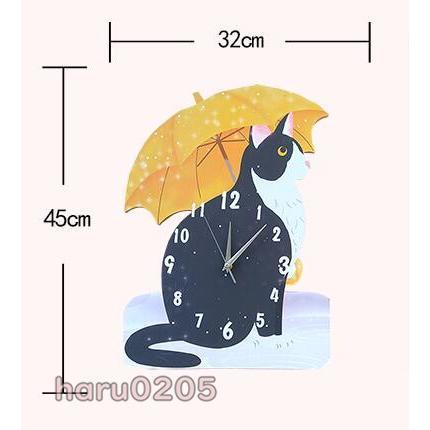  wall clock ornament pretty cat shape clock battery wall clock part shop equipment ornament dress up decoration attaching cat liking light weight one person ..... decoration moving festival . birthday present gift 