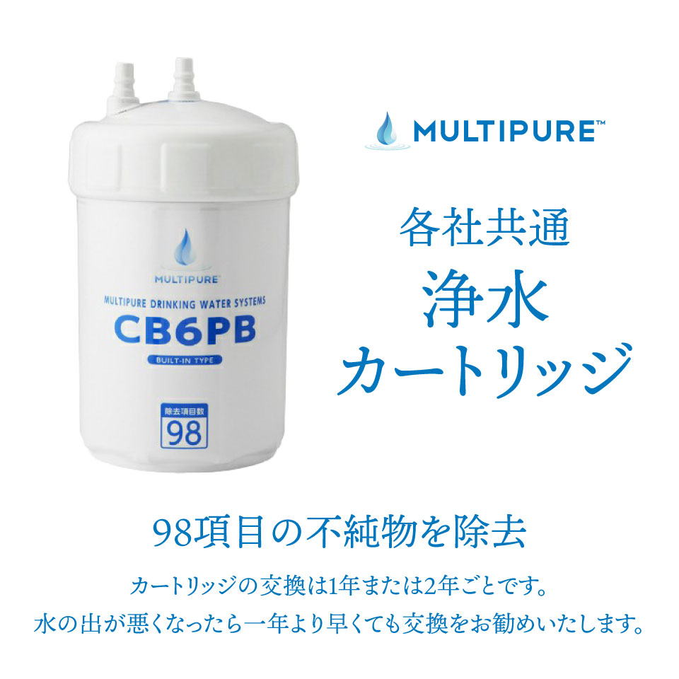 マルチピュア 交換カートリッジ CB6PB 浄水器カートリッジ - 最安値
