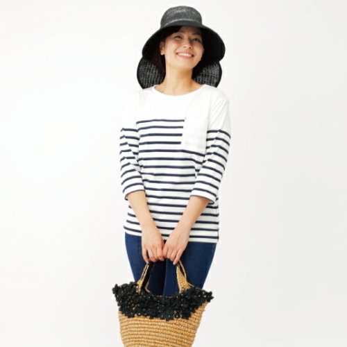  wide‐brimmed UV mesh hat black .. Chan ( farm work hat )[uv hat ][. middle . measures ][ heat countermeasure ][ Mother's Day ]