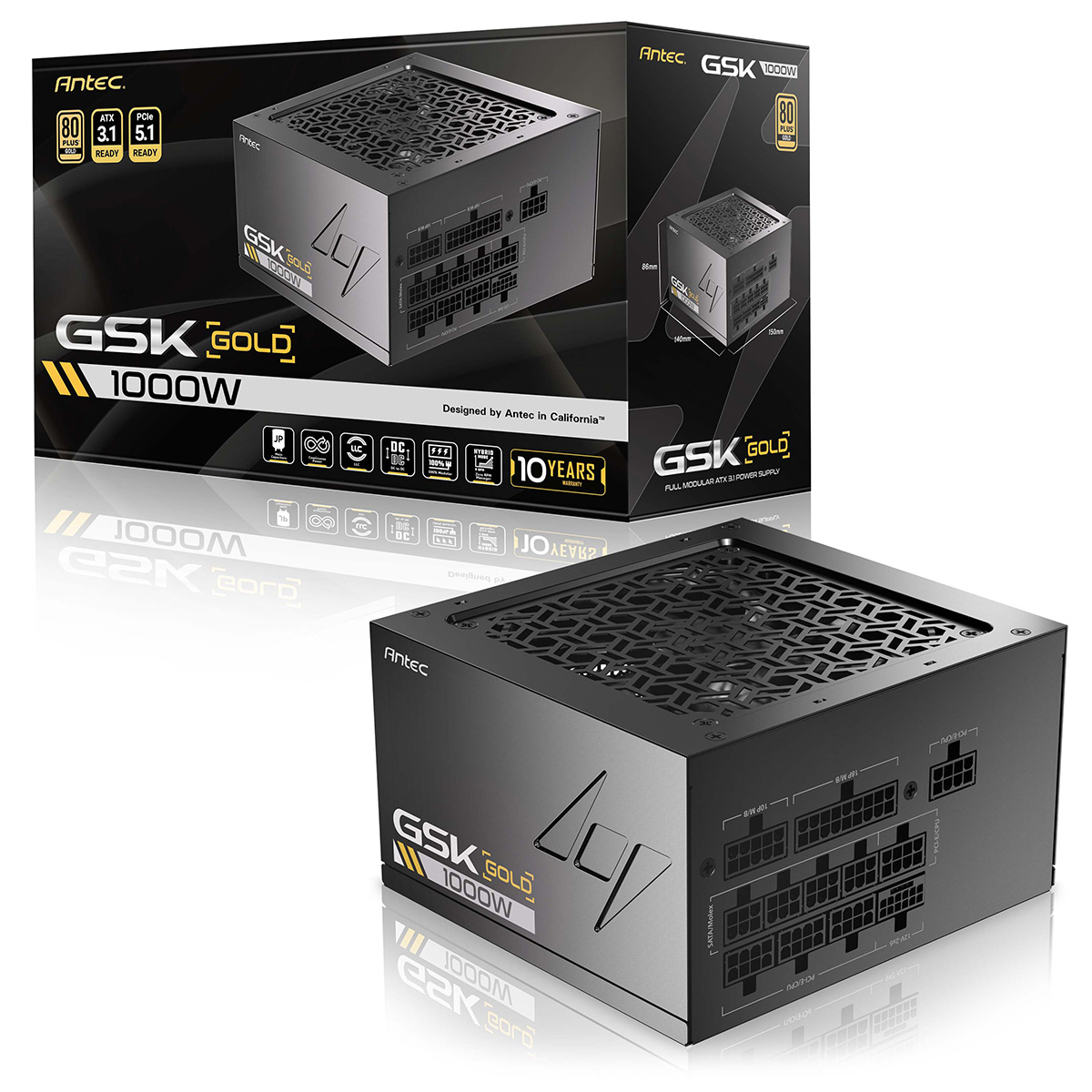 玄人志向 KRPW-GA850W/90＋ ［KRPW-GA 850W ブラック］ 電源ユニット