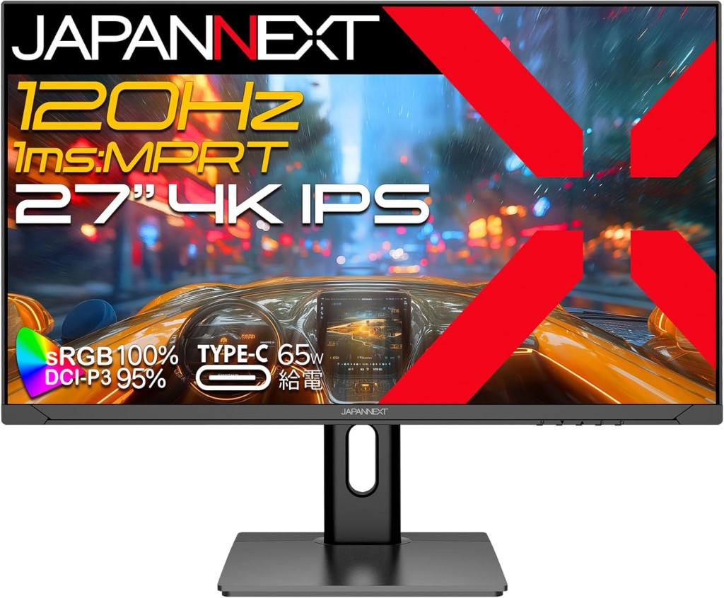 JAPANNEXT JN-IPS27G120U-HSPC6 パソコン用ディスプレイ、モニターの商品画像