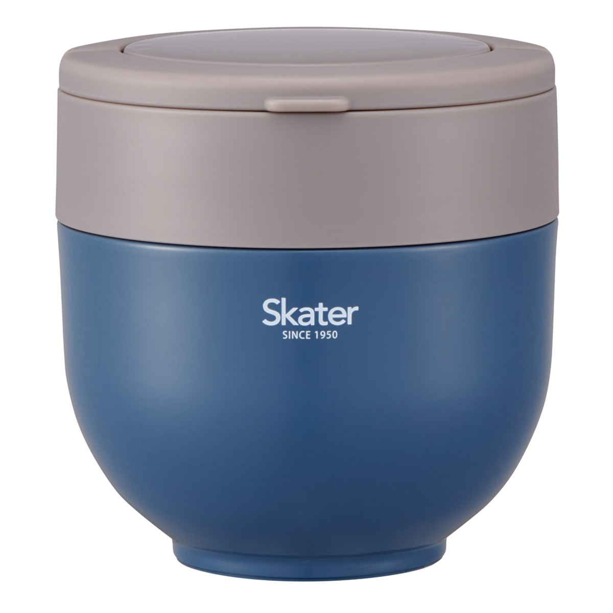 スケーター 折りたたみ ハンドル付き 保温 保冷 弁当箱 丼 ランチジャー 800ml LDNO8AG アッシュブルーの商品画像