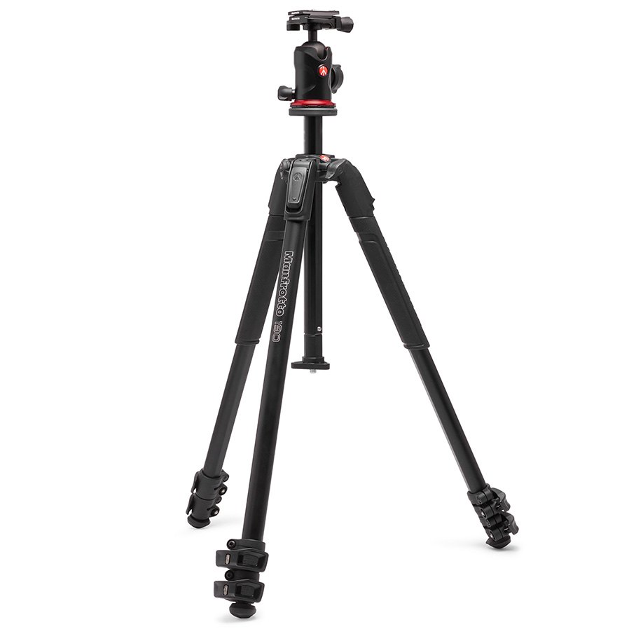 Manfrotto Manfrotto マンフロット 190プロアルミ三脚3段＋Q6付きボール雲台キット MK190X3-Q6T カメラ用三脚の商品画像
