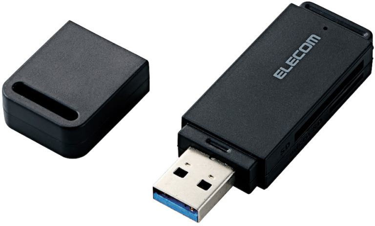 ELECOM Elecom memory Lilly da lighter /USB3.0 correspondence / direct ../SD series exclusive use / black MR3-D011BK