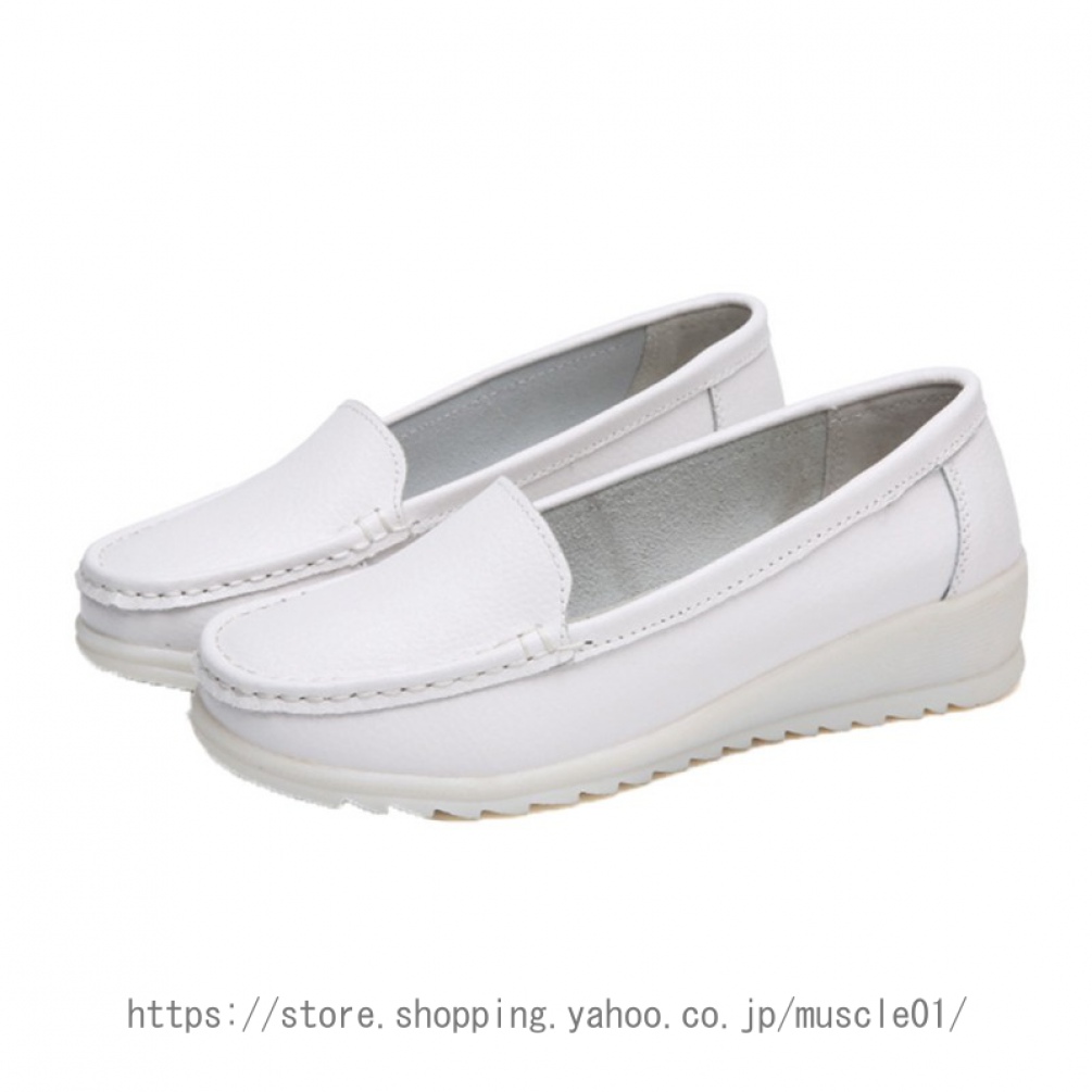  Loafer lady's moccasin driving shoes lady's deck shoes women's shoes commuting going to school nurse shoes slipping difficult Wedge sole .....