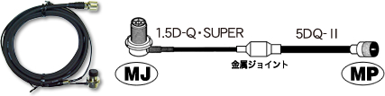  the first radio wave industry diamond M510R car cable set 5m(1m+4m) transceiver transceiver 