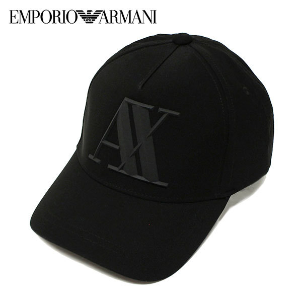 い出のひと時に とびきりのおしゃれを アルマーニ エクスチェンジ Armani Exchange キャップ ベースボール 即日発送 ブラック Cc518 000 Goods Whitesforracialequity Org