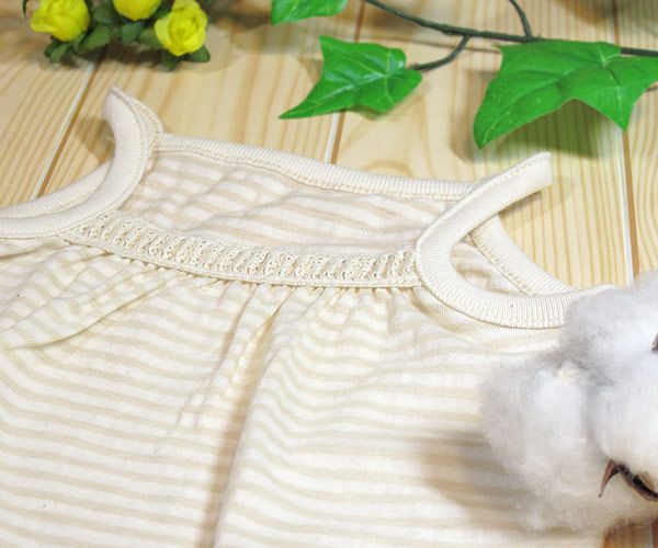 baby clothes camisole organic cotton heaven . same color border race attaching camisole 