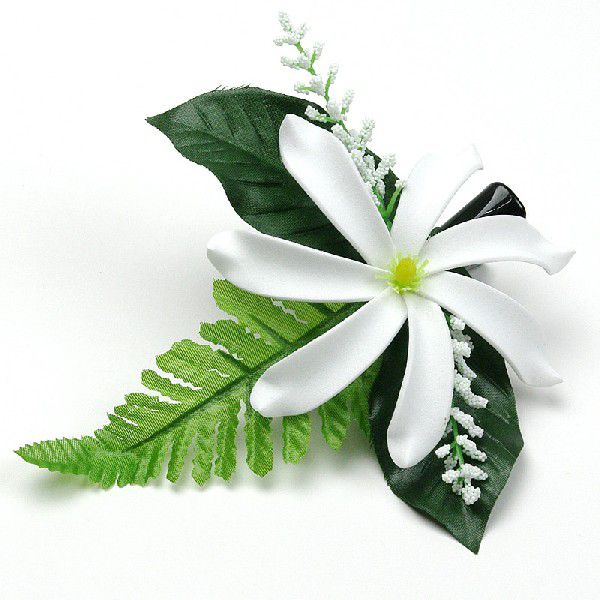 tiare& leaf волосы зажим 