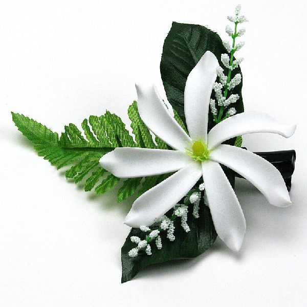 tiare& leaf волосы зажим 