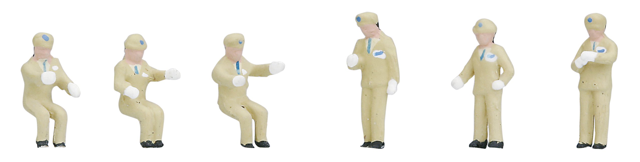 KATO 人形 運転士/車掌（冬服・ベージュ） 24-273