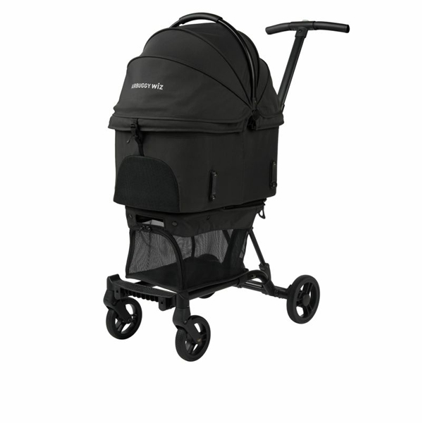 AIRBUGGY Wiz ブラック ペットカート　イオンペット購入　綺麗 AIRBUGGY エアバギー WIZ X（トゥルーブラック） ペットカート