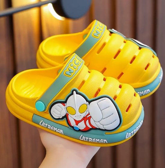  Ultraman тапочки сандалии Kids Tiga детский пляжные шлепанцы салон надеть обувь ванна шлепанцы для душа девочка мужчина Raver сандалии бассейн водные развлечения ванная 
