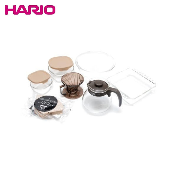HARIO（ハリオ） 福袋 7点セット ボウル 保存容器 耐熱皿 コーヒーセット HOCG-24-AB 1個の商品画像