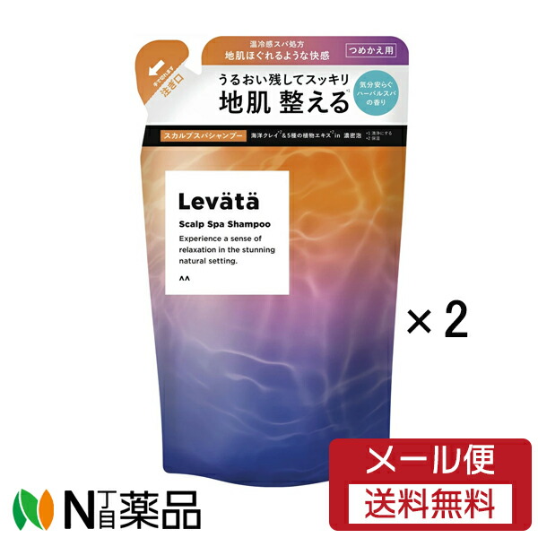 mandom Levata レバタ スカルプスパシャンプー 詰め替え 300ml×2個 Levata ヘアシャンプーの商品画像