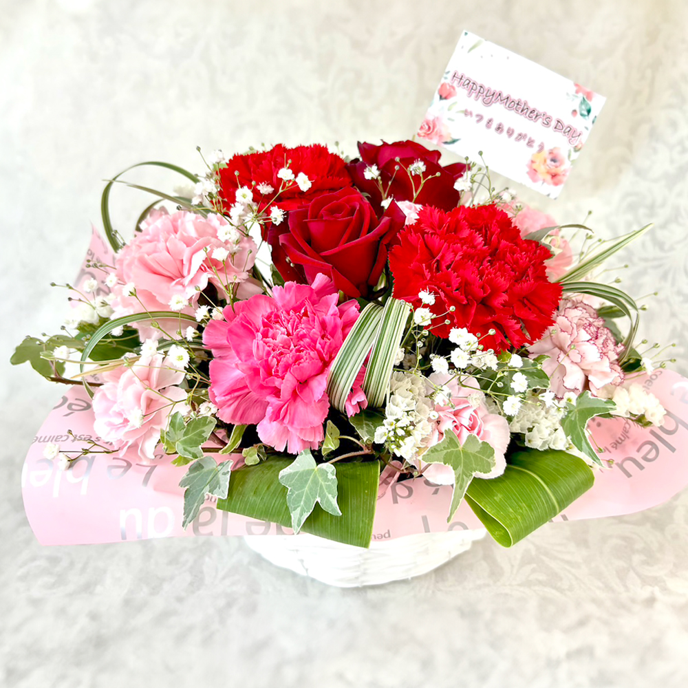 2024 year delay ..... Mother's Day gift natural flower arrangement carnation pink rose nakore original stylish lovely . flower rose .. flower gift 
