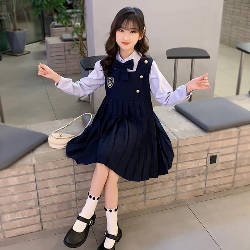  sailor suit Halloween JK uniform 2 point school uniform long sleeve costume pleated skirt set girl lady's an educational institution festival high school student 