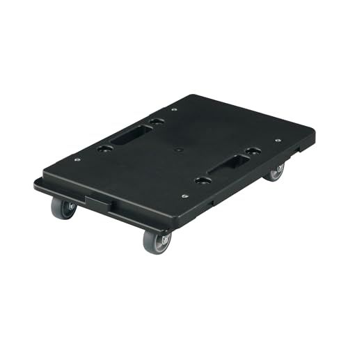 無印良品 縦にも横にも連結できる再生ポリプロピレン入り平台車（ダークグレー）×1個の商品画像