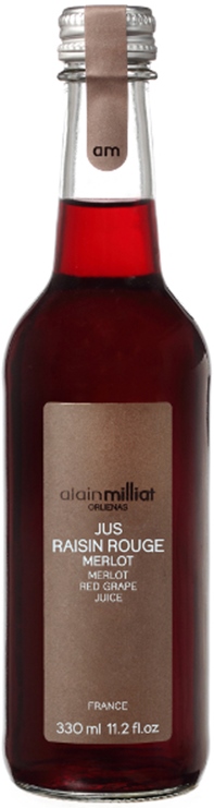 alain milliat アラン・ミリア メルロー種 赤グレープジュース 瓶 330ml×6 フルーツジュースの商品画像